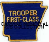 ARKANSAS,ARKANSAS STATE TROOPER FIRST CLASS 3